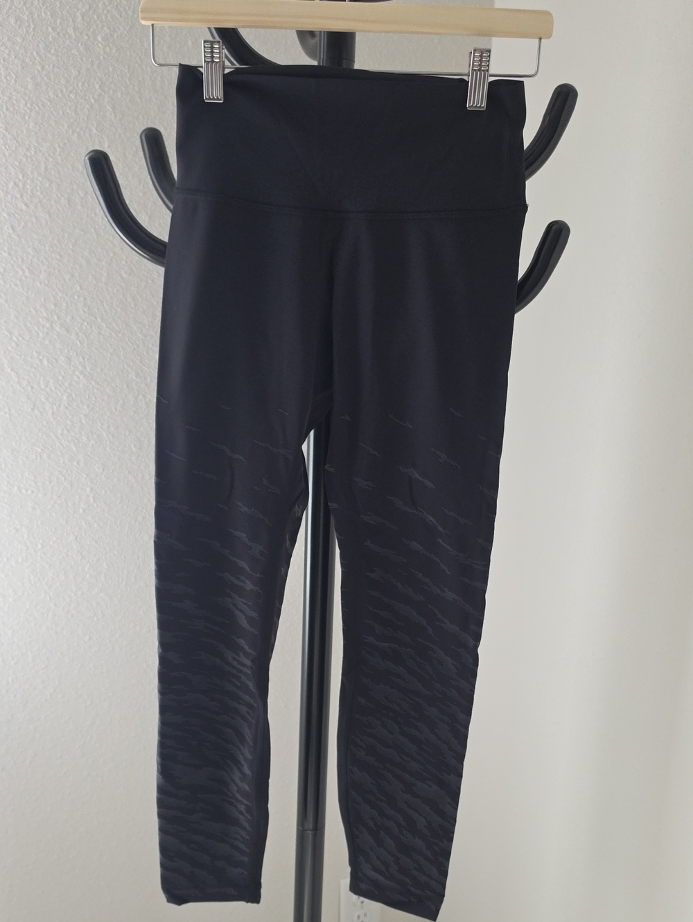 lululemon athletica Black Textured Leggings